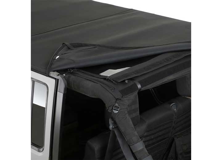 07-18 WRANGLER JK 4 DR BOWLESS COMBO TOP KIT W/TINTED WINDOWS; BLACK DIAMOND