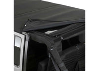 07-18 WRANGLER JK 4 DR BOWLESS COMBO TOP KIT W/TINTED WINDOWS; BLACK DIAMOND