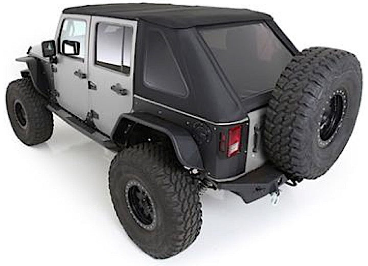 07-18 WRANGLER JK 4 DR BOWLESS COMBO TOP KIT W/TINTED WINDOWS; BLACK DIAMOND