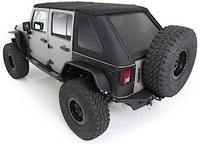 07-18 WRANGLER JK 4 DR BOWLESS COMBO TOP KIT W/TINTED WINDOWS; BLACK DIAMOND