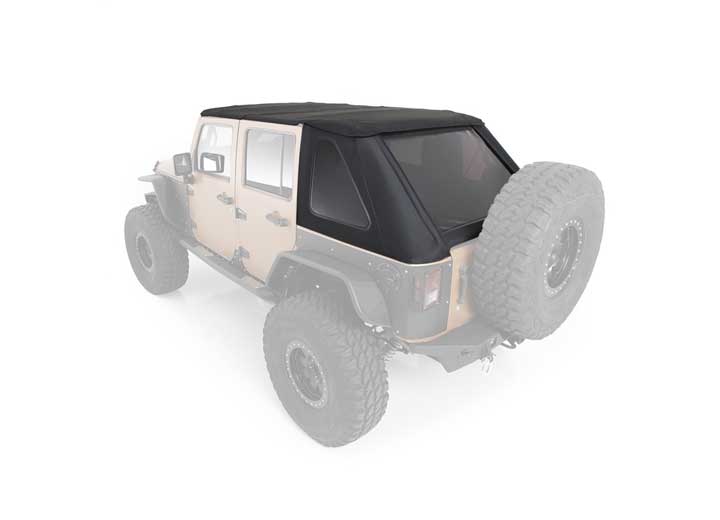 07-18 JEEP WRANGLER JK 4 DR PROTEK BOWLESS COMBO TOP KIT W/TINTED WINDOWS