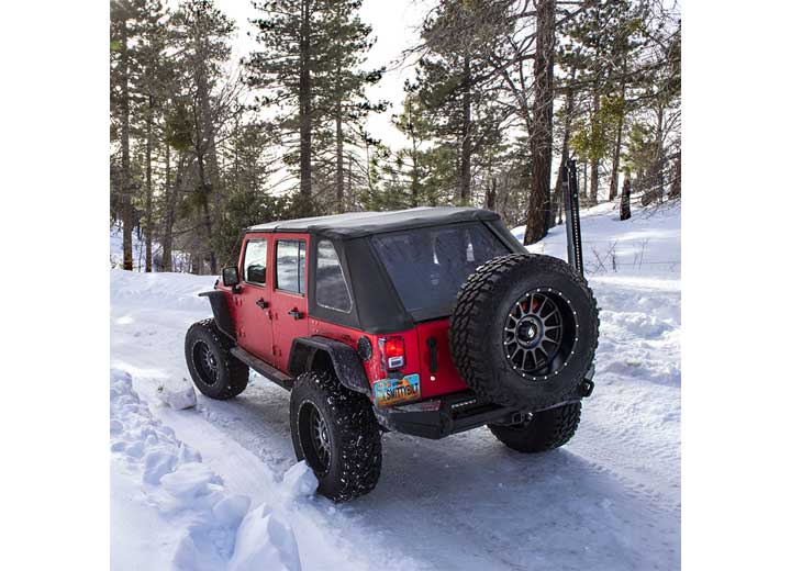 07-18 JEEP WRANGLER JK 4 DR PROTEK BOWLESS COMBO TOP KIT W/TINTED WINDOWS