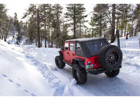 07-18 WRANGLER JK 4DR BOWLESS COMBO TOP W/TINTED WINDOWS W/NO UPPER DOORS; PROT3K BLACK