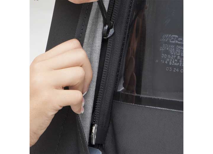 97-06 WRANGLER TJ REPLACEMENT SOFT TOP W/TINTED WINDOWS & UPPER DOOR SKINS; BLACK DIAMOND