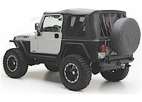 97-06 WRANGLER TJ REPLACEMENT SOFT TOP W/TINTED WINDOWS & UPPER DOOR SKINS; BLACK DIAMOND
