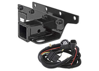 07-18 WRANGLER JK 2/4DR FACTORY STYLE 2IN RECEIVER HITCH; CLASS III; BOLT ON; GLOSS BLACK