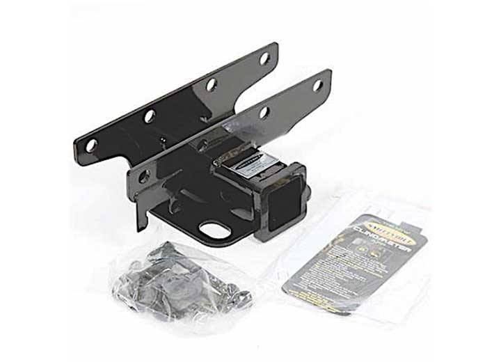 07-18 WRANGLER JK 2/4DR FACTORY STYLE 2IN RECEIVER HITCH; CLASS III; BOLT ON; GLOSS BLACK