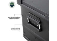 Sleek Black 53QT Aluminum Storage Box
