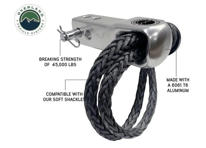 Soft Shackle Aluminum Towing Receiver Mount
