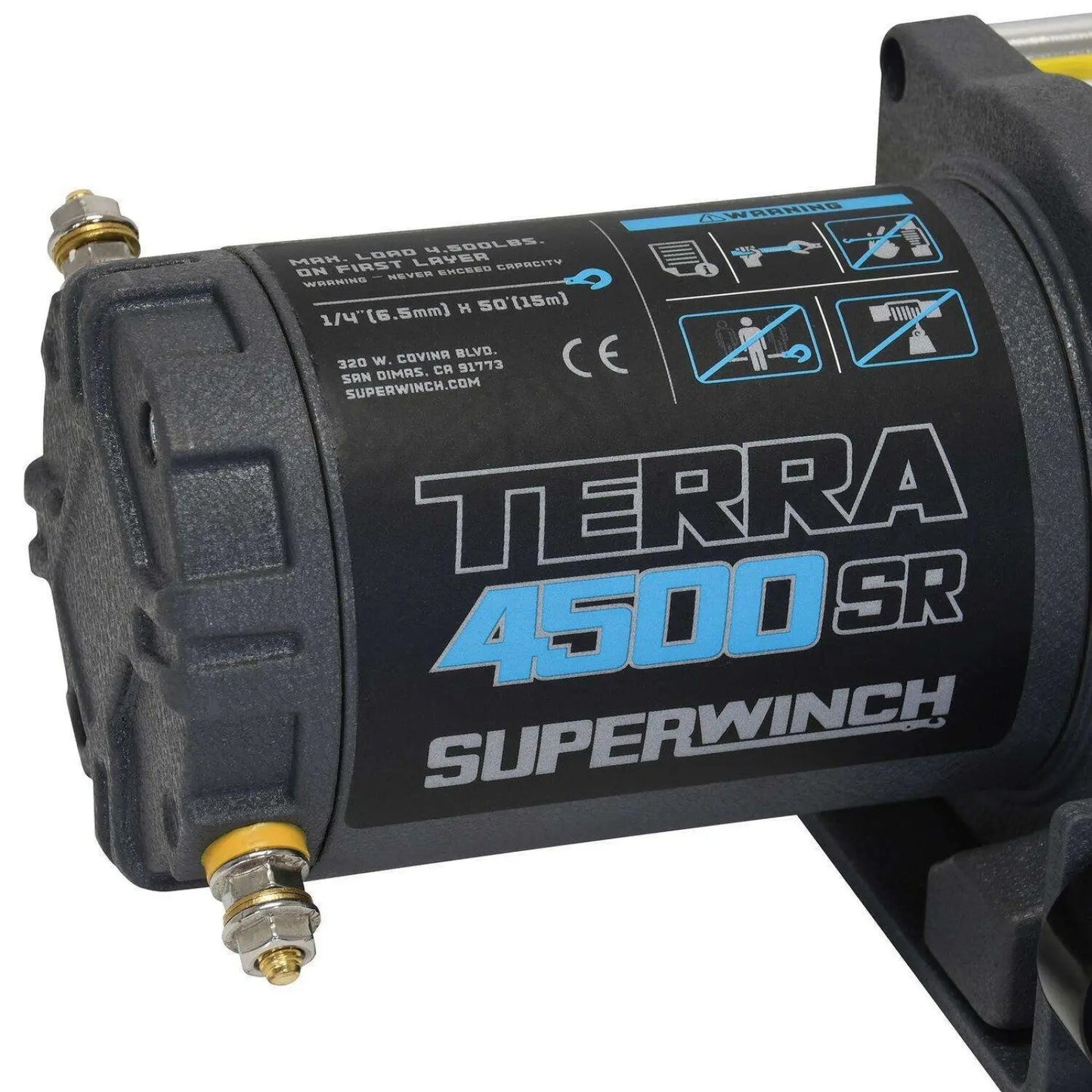 Superwinch Terra 4500SR Synthetic Rope Winch – Ultimate 4,500 lbs Recovery Solution for ATVs and UTVs