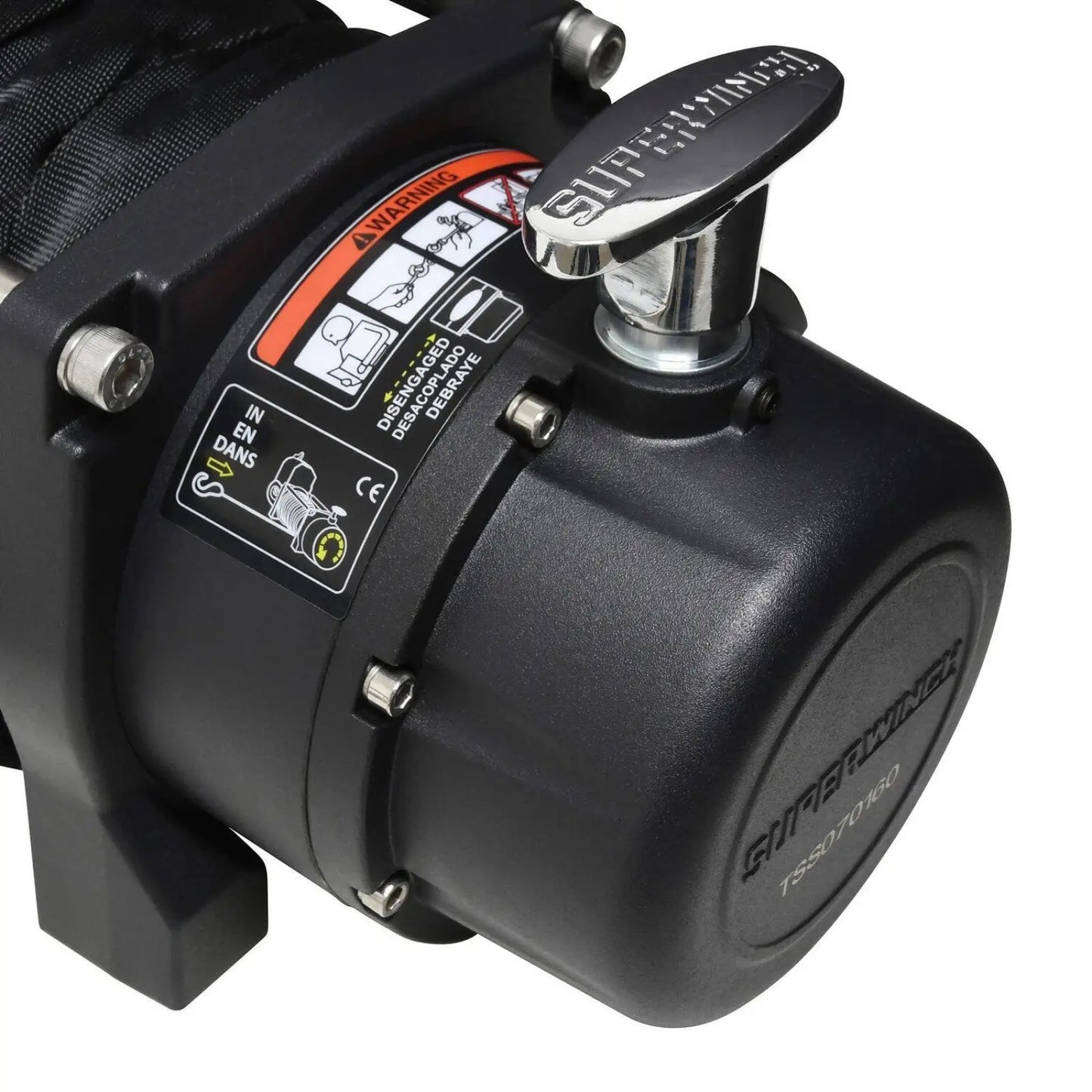 Superwinch Tiger Shark 11500SR 12V Off-Road Recovery Winch with Synthetic Rope – 11,500 lbs Waterproof Power