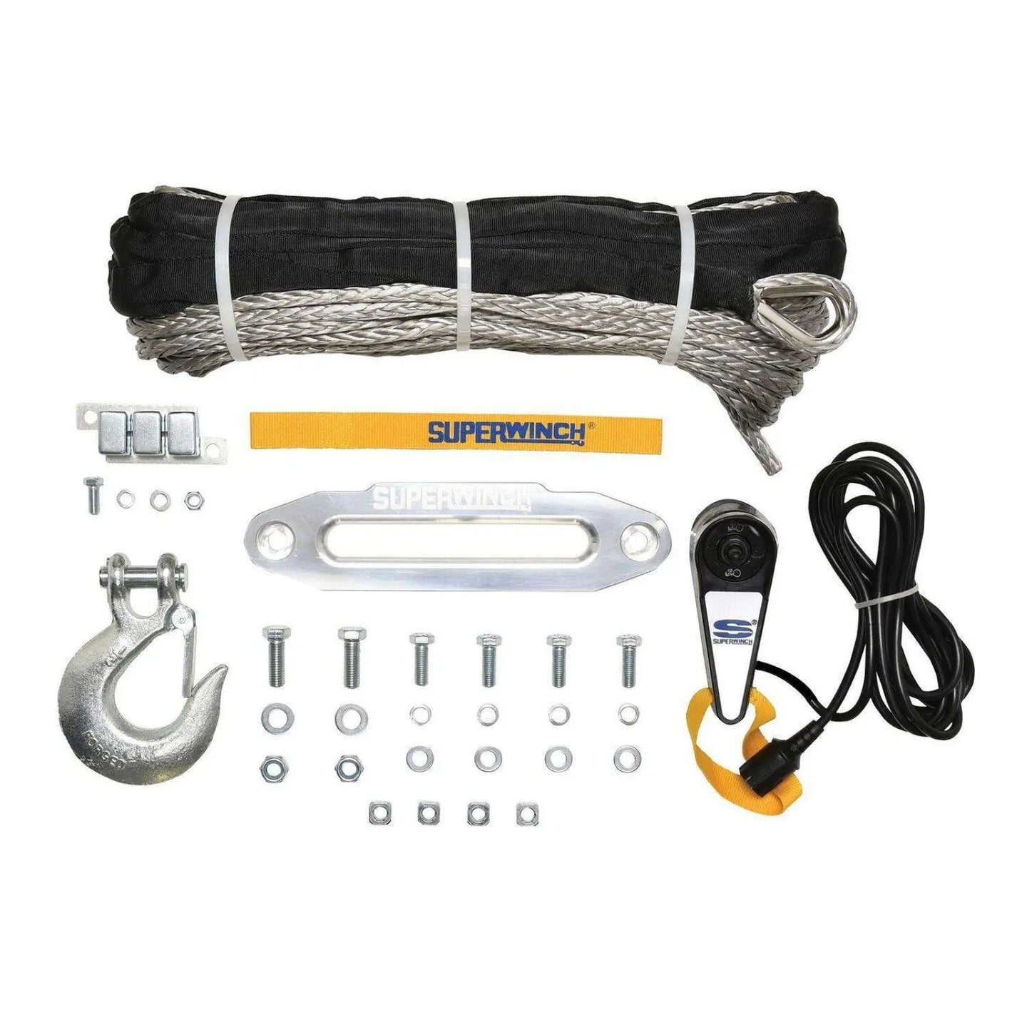 Superwinch Tiger Shark 9500SR 12V Synthetic Rope Winch – 9,500 lbs Ultimate Off-Road Recovery Solution