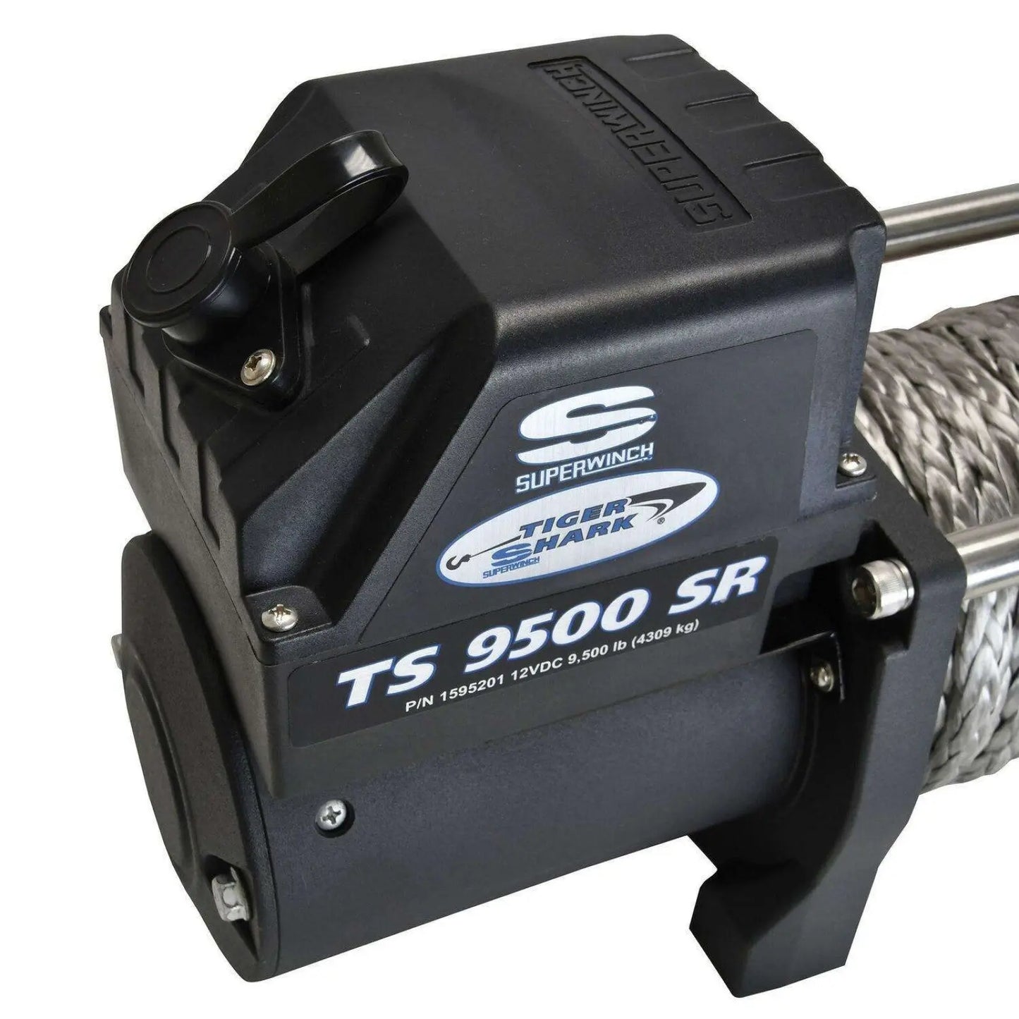 Superwinch Tiger Shark 9500SR 12V Synthetic Rope Winch – 9,500 lbs Ultimate Off-Road Recovery Solution
