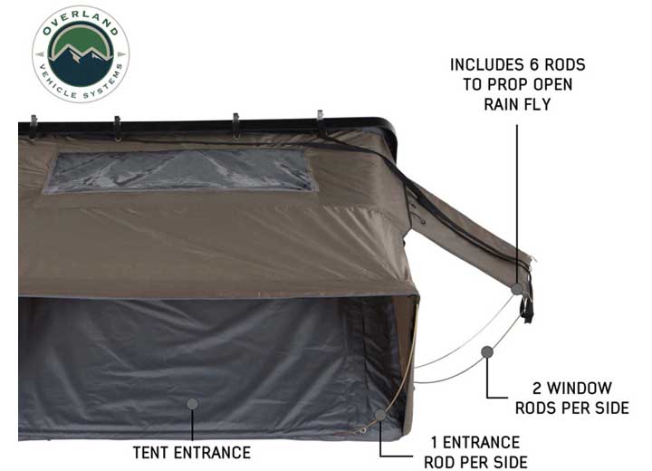 BUSHVELD HARD SHELL ROOF TOP TENT - 4 PERSON