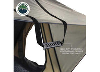 LD TMON - TAN & GREEN 2-PERSON CLAMSHELL ALUMINUM ROOF TOP TENT