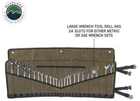 OVERSIZED WRENCH CARRY ROLL (24 POCKETS) #16 WAXED CANVAS