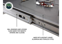 KOMODO OUTDOOR COOKING STATION - DUAL GRILL, SKILLET, FOLDABLE WORKSPACE, AND HEAT EFFICIENT ROCKET TOWER