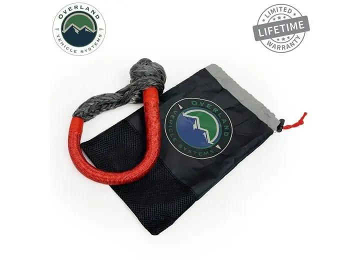 ULTRA STRONG 5/8IN SOFT SHACKLE - 44,500 LB CAPACITY WITH LOOP & PROTECTIVE SLEEVE - 23IN WITH CARRYING BAG