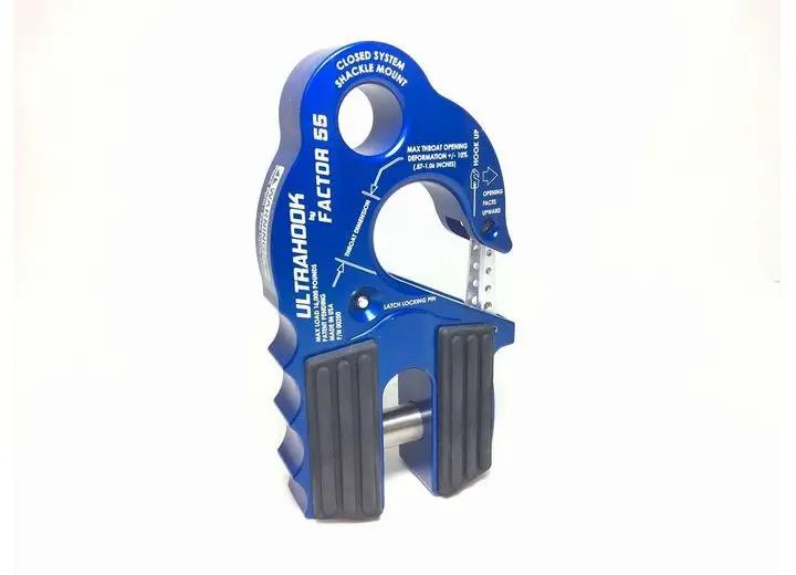 ULTRAHOOK WINCH HOOK WITH SHACKLE MOUNT BLUE Factor 55