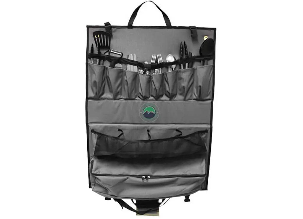 WILDERNESS COOKING SET - 21 PIECE UTENSIL AND GEAR KIT WITH HANGING STORAGE CASE Overland Vehicle Systems / Up Down Air