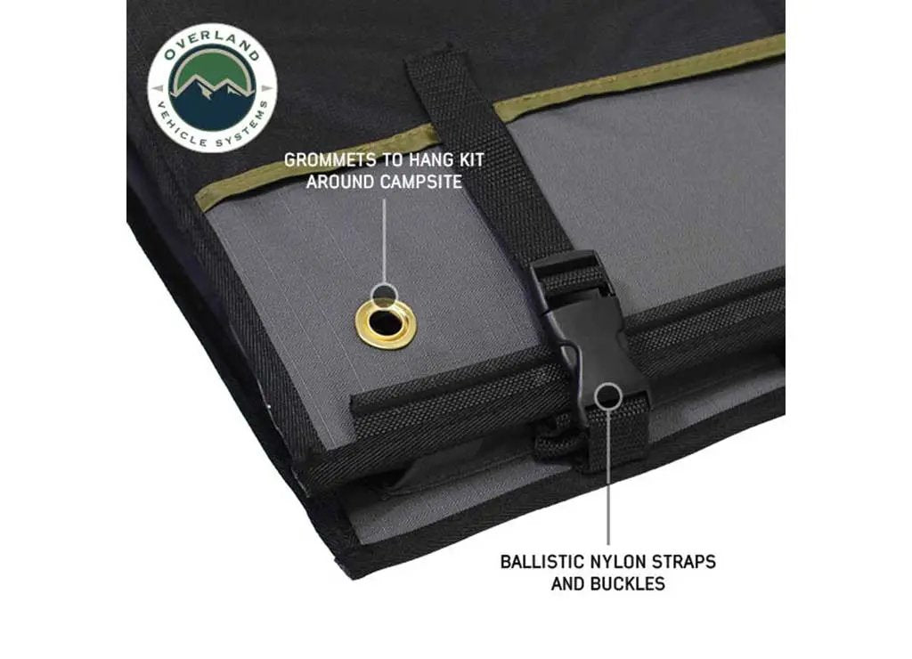 WILDERNESS COOKING SET - 21 PIECE UTENSIL AND GEAR KIT WITH HANGING STORAGE CASE Overland Vehicle Systems / Up Down Air