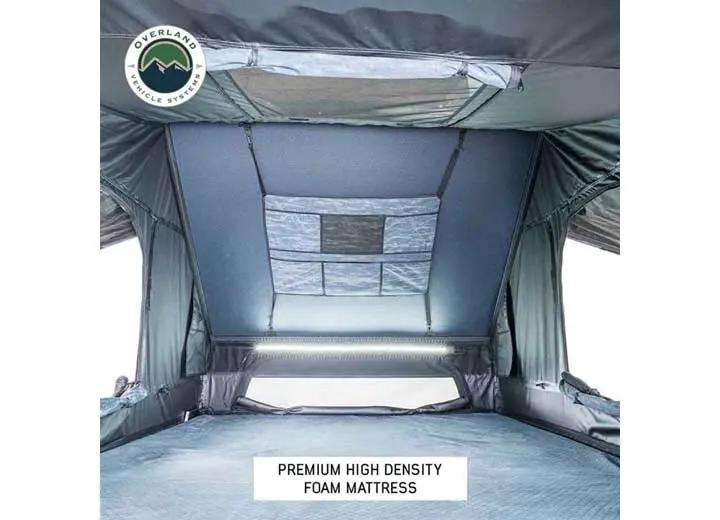 XD EVEREST 2 - CANTILEVER ALUMINUM ROOFTOP TENT FOR 2, GREY & BLACK DESIGN