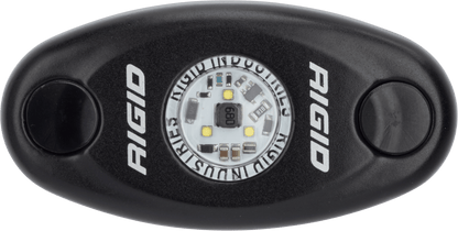 RIGID Industries - A - Series LED Light, High Power, Amber, Black Housing, Single
