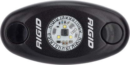 RIGID Industries - A - Series LED Light, High Power, Cool White, Black Housing, Single
