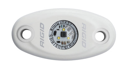 RIGID Industries - A - Series LED Light, High Power, Cool White, White Housing, Single