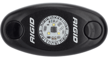 RIGID Industries - A - Series LED Light, Low Power, Cool White, Black Housing, Single