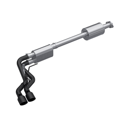 MBRP S5219BLK 3in. Cat-Back. 2.5in. Dual Pre-Axle. BLK