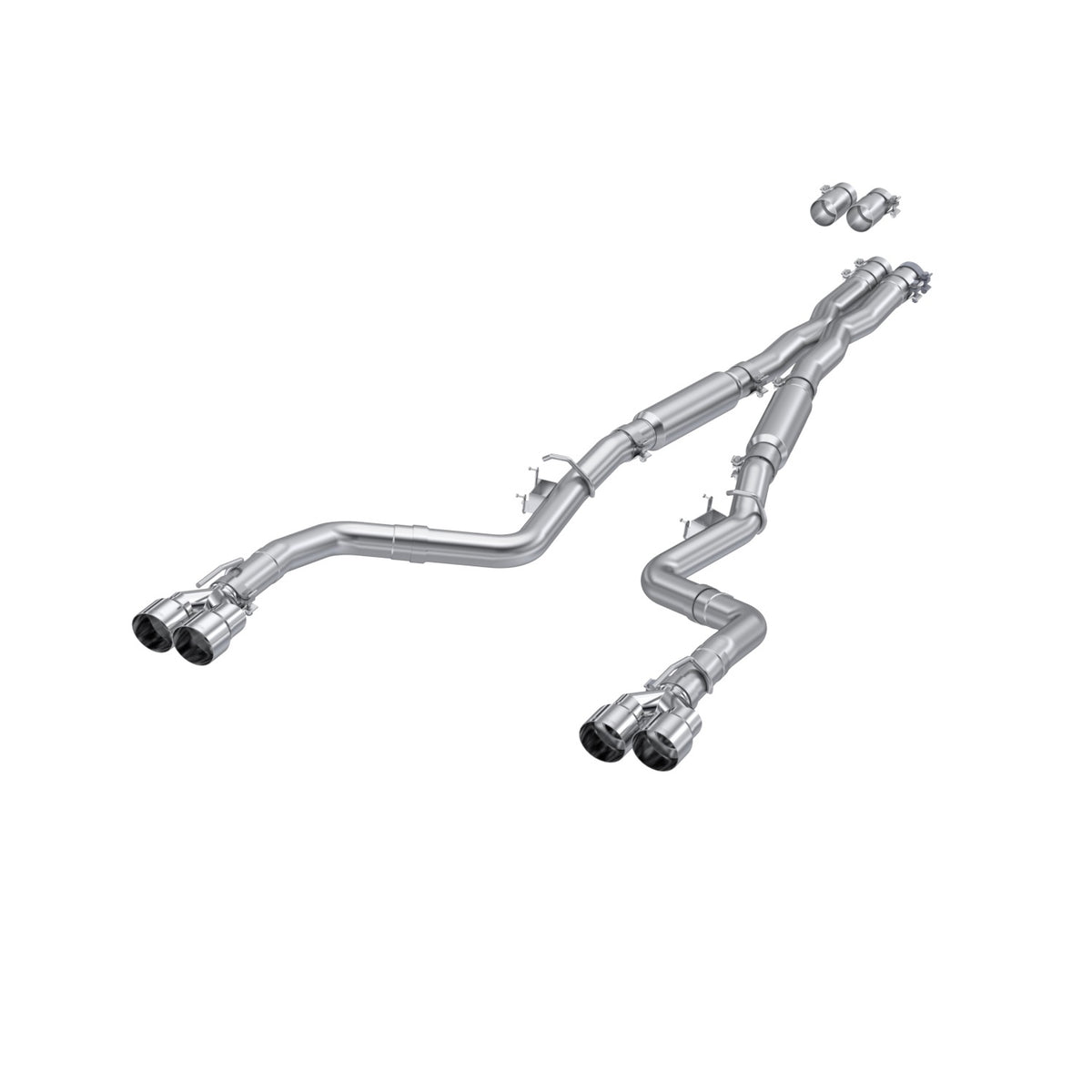MBRP S7113AL 3in. Cat-Back. Dual Rear Exit. Street Version. Aluminized