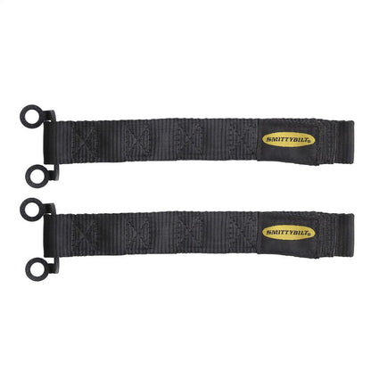 Smittybilt -Adjustable Door Strap Pair - Black