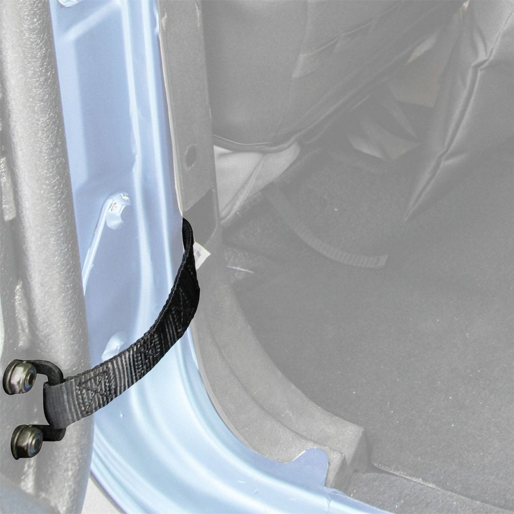 Smittybilt -Adjustable Door Strap Pair - Black