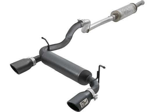 aFe Power - Afe Power 2018 Wrangler (Jl) V6 - 3.6L Rebel Series 2.5In 409 Ss Cat - Back Exhaust System W/ – High - Performance Off - Road Equipment for Rugged Conditions