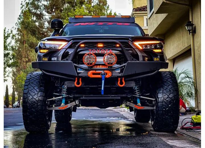 AlphaRex USA - AlphaRex G2 NOVA - Series LED Projector Headlights for 2014 - 2023 Toyota 4Runner – Sleek Alpha - Black Finish, Quad Projector Lenses, Dynamic Sequential Turn Signals