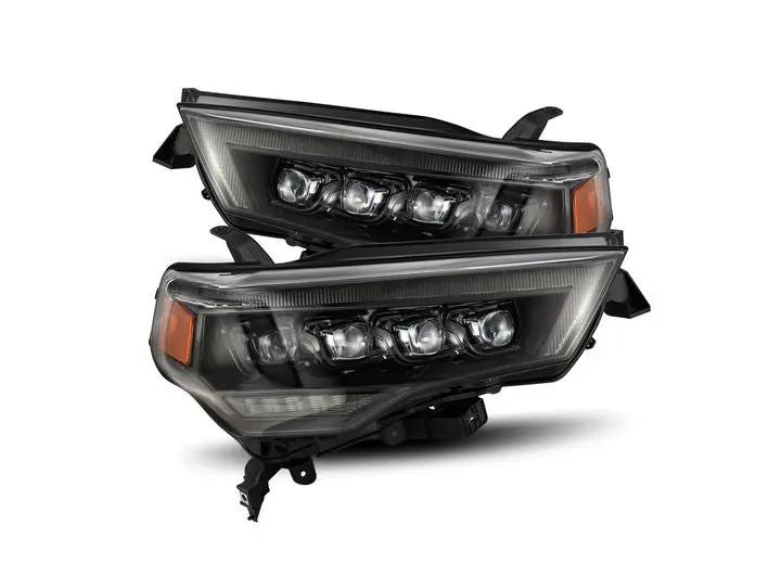 AlphaRex USA - AlphaRex G2 NOVA - Series LED Projector Headlights for 2014 - 2023 Toyota 4Runner – Sleek Alpha - Black Finish, Quad Projector Lenses, Dynamic Sequential Turn Signals