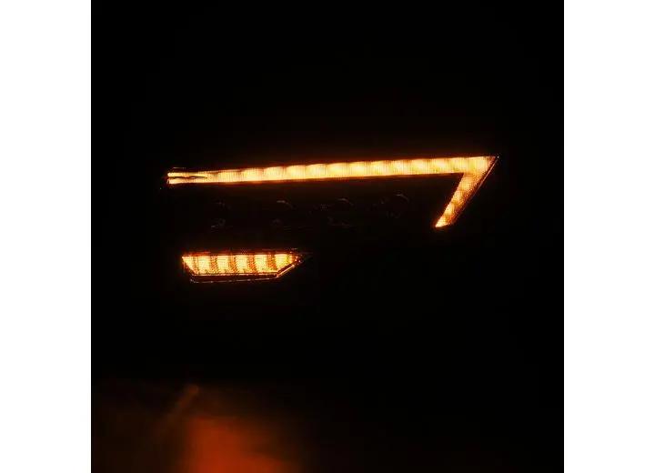 AlphaRex USA - AlphaRex G2 NOVA - Series LED Projector Headlights for 2014 - 2023 Toyota 4Runner – Sleek Alpha - Black Finish, Quad Projector Lenses, Dynamic Sequential Turn Signals