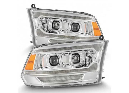 AlphaRex USA - AlphaRex LUXX G2 LED Projector Headlights with Sequential Turn Signals for 2009 - 2018 Ram 1500 and 2010 - 2018 Ram 2500/3500