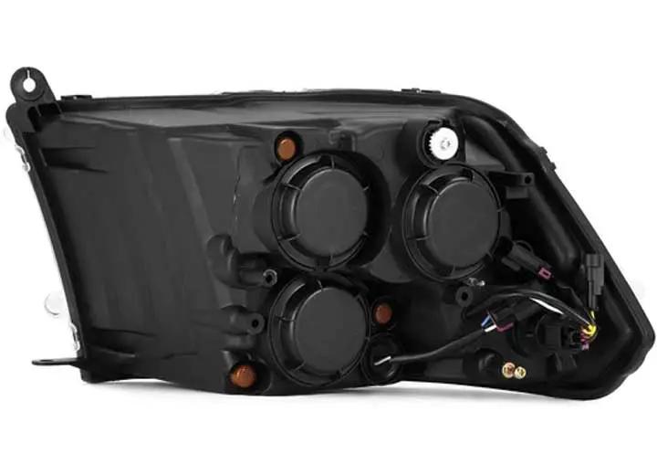 AlphaRex USA - AlphaRex LUXX - Series Black LED Projector Headlights for 2009 - 2018 Ram Truck (MK II 5th Gen 2500) - With Sequential Turn Signals & DRL