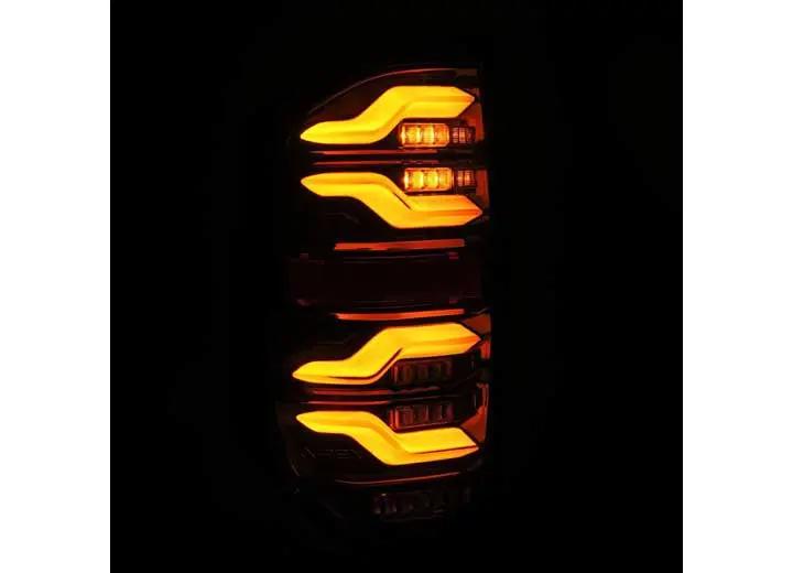 AlphaRex USA - AlphaRex LUXX - Series Black LED Tail Lights for 2014 - 2021 Toyota Tundra - Sequential Turn Signal Design - DOT/SAE Approved