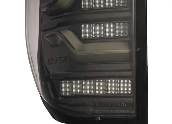 AlphaRex USA - AlphaRex LUXX - Series Black LED Tail Lights for 2014 - 2021 Toyota Tundra - Sequential Turn Signal Design - DOT/SAE Approved