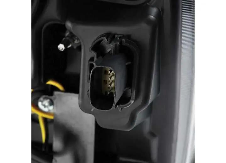 AlphaRex USA - AlphaRex LUXX - Series LED Projector Headlights Alpha - Black for 21 - 23 Ford F150 & Raptor - Enhanced Visibility with Sequential Turn Signals & DRL