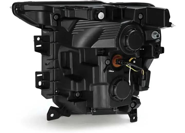 AlphaRex USA - AlphaRex LUXX - Series LED Projector Headlights Alpha - Black for 21 - 23 Ford F150 & Raptor - Enhanced Visibility with Sequential Turn Signals & DRL