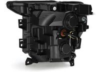 AlphaRex USA - AlphaRex LUXX - Series LED Projector Headlights Alpha - Black for 21 - 23 Ford F150 & Raptor - Enhanced Visibility with Sequential Turn Signals & DRL