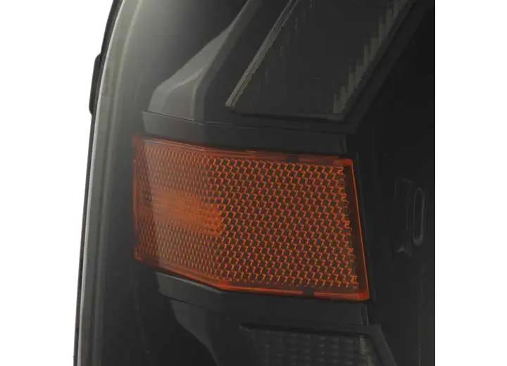 AlphaRex USA - AlphaRex LUXX - Series LED Projector Headlights for 04 - 08 Ford F150 & 06 - 08 Lincoln Mark LT - Aggressive Alpha - Black Design