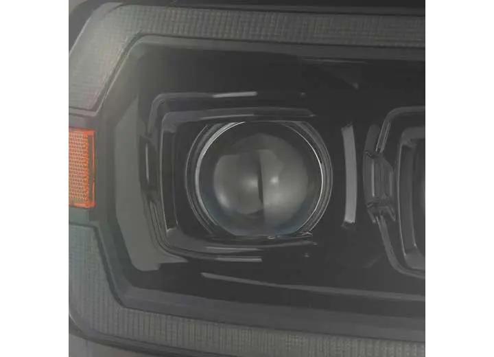 AlphaRex USA - AlphaRex LUXX - Series LED Projector Headlights for 04 - 08 Ford F150 & 06 - 08 Lincoln Mark LT - Aggressive Alpha - Black Design