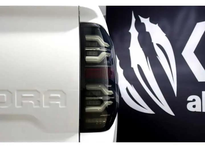 AlphaRex USA - AlphaRex LUXX - Series LED Tail Lights for 14 - 21 Toyota Tundra – Alpha - Black with Sequential Turn Signals for Enhanced Safety and Visibility