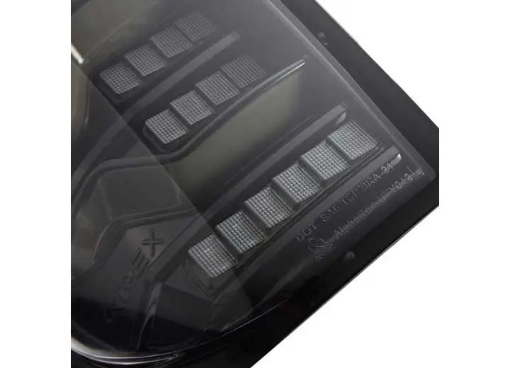 AlphaRex USA - AlphaRex LUXX - Series LED Tail Lights for 14 - 21 Toyota Tundra – Alpha - Black with Sequential Turn Signals for Enhanced Safety and Visibility