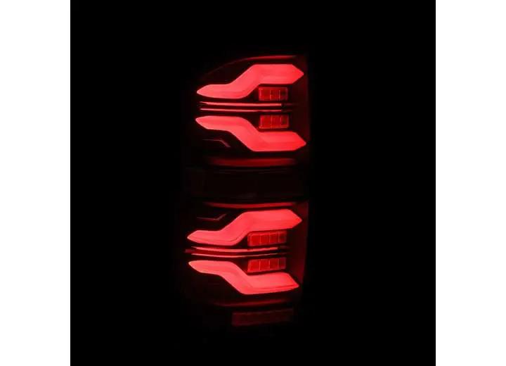 AlphaRex USA - AlphaRex LUXX - Series LED Tail Lights for 14 - 21 Toyota Tundra – Alpha - Black with Sequential Turn Signals for Enhanced Safety and Visibility